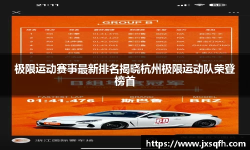 极限运动赛事最新排名揭晓杭州极限运动队荣登榜首
